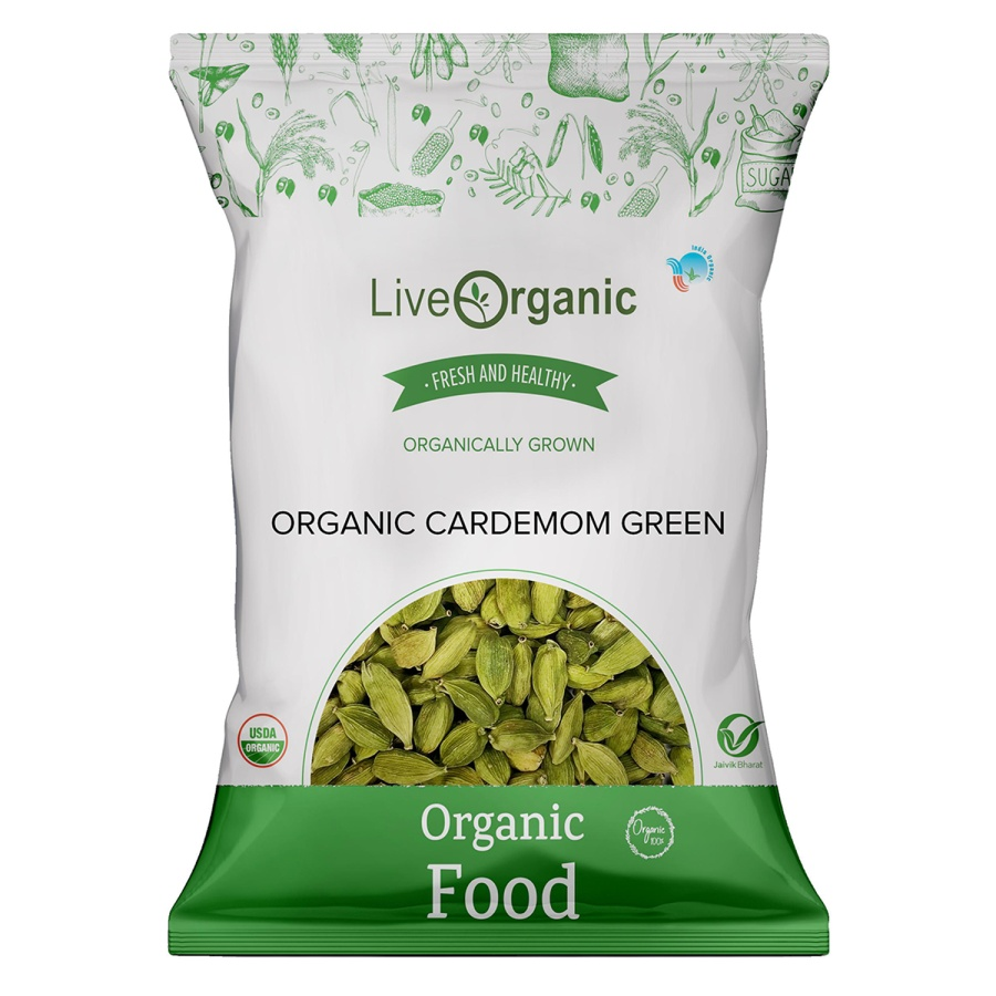 Organic Cardamom Green 50gm