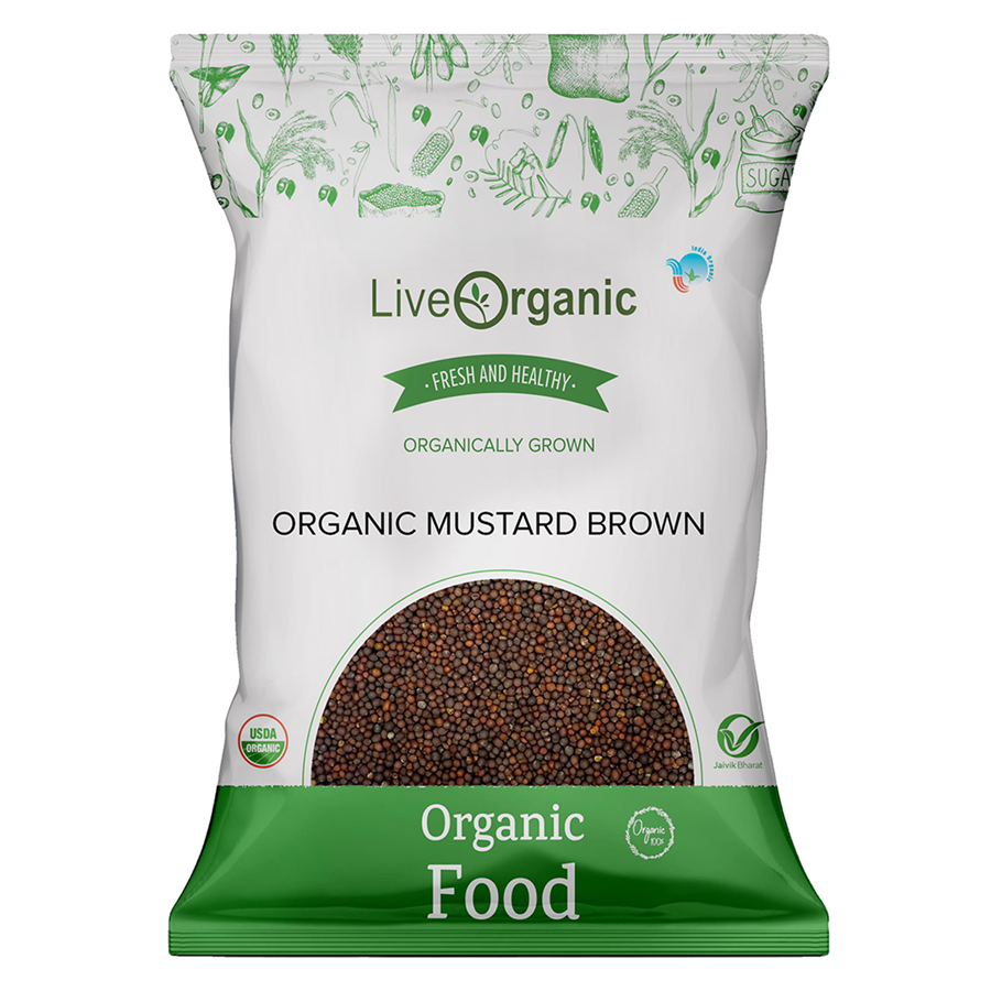 Organic Mustard Brown 100G