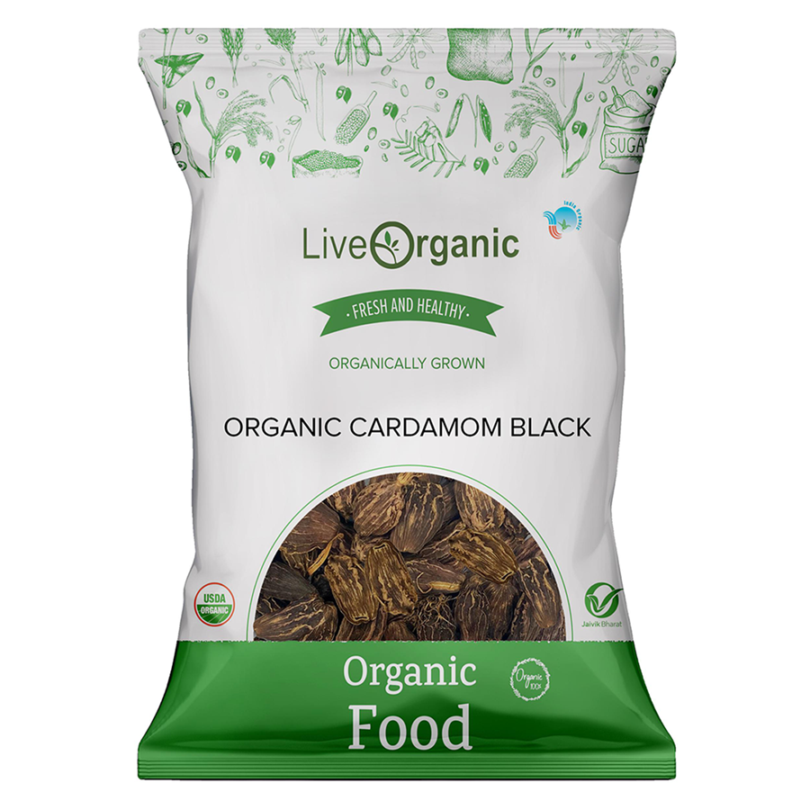 Organic Cardamom Black 50G
