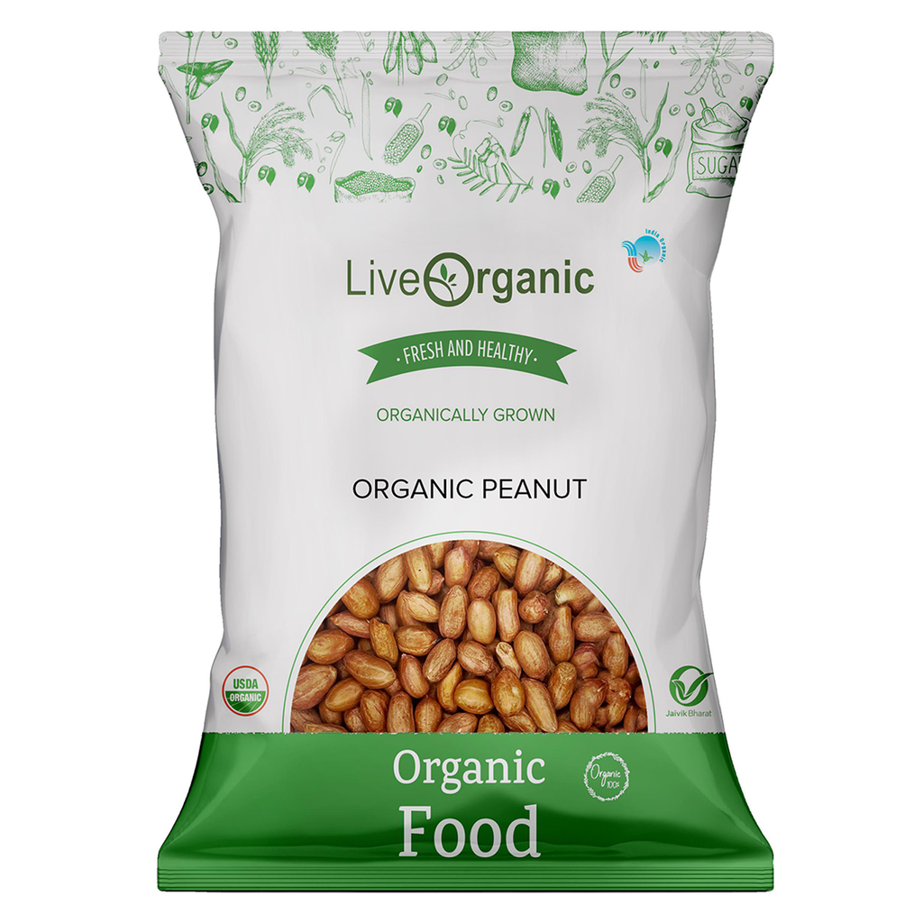 Organic Raw Peanut 500Gm